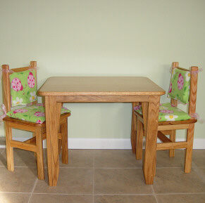 new oak table and chairs