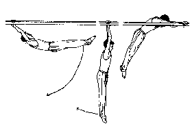 backward swing